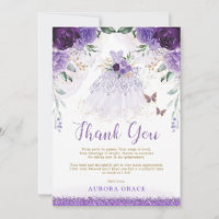Purple Lilac Quinceañera Princesse Robe Merci
