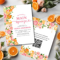 QR Code Orange Main Squeeze Citrus Fête des mariée