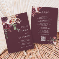 QR Code Tout en un automne Romance Bourgogne Maria