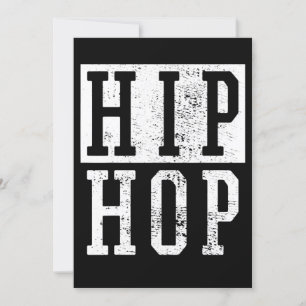 Invitation Quartier de la vieille école, 90 ans, Hip hop rap