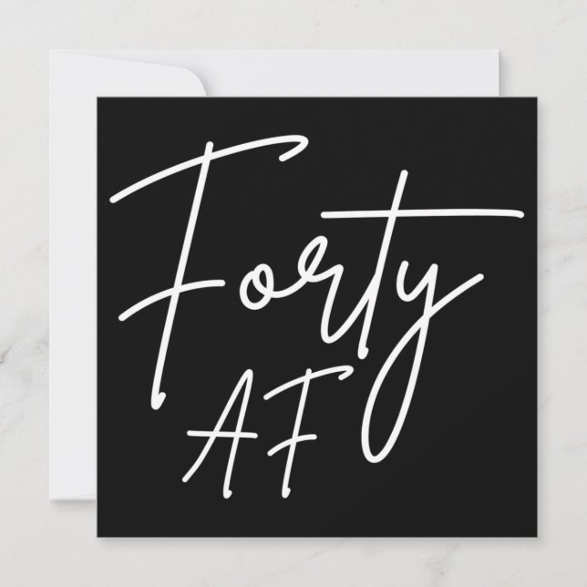 Invitation Quarty AF I - Cadeau d'anniversaire (Devant)