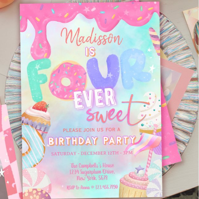 Invitation quatre est si doux (Créateur téléchargé)