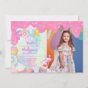 Invitation quatre jamais doux
