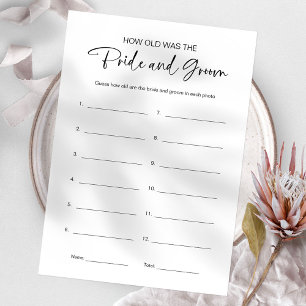Invitation Quel Âge Avaient-Ils Épousé Et Groom Fête des mari
