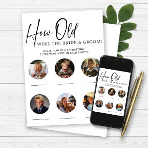 Invitation Quel âge avait la mariée et la salle de réception 