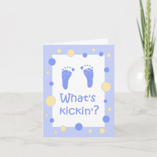 Invitation Quelle est l'invitation baby shower de Kickin'