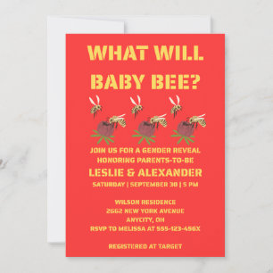 Invitation Quelle révélation de sexe pour bébé abeille