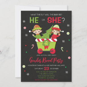 Invitation Quelle sera la révélation du sexe du bébé par l'el