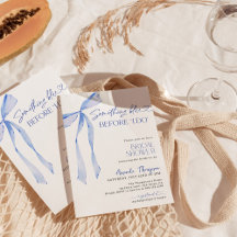 Quelque chose de bleu avant de faire Fête des mari