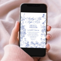 Quelque chose de bleu Victorian QR Floral Fête des