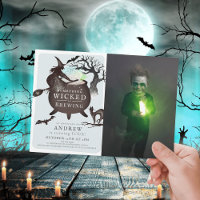 Quelque chose de méchant brasser Halloween bleu An