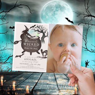Invitation Quelque chose de méchant brasser Halloween Pk 1er 