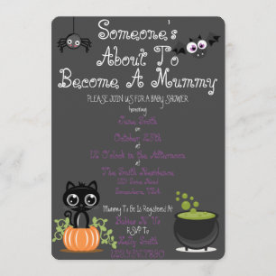 Invitation Quelqu'un va être une maman