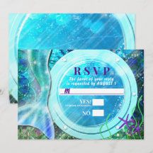 Queue de sirène Magie sous la mer Douce 16 RSVP 