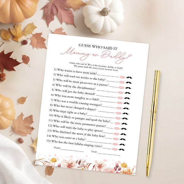 Invitation Qui A Dit Qu'Il Tombe Baby shower Jeu (Créateur téléchargé)