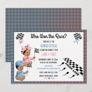 Invitation Qui a gagné la révélation du sexe de la course Fun