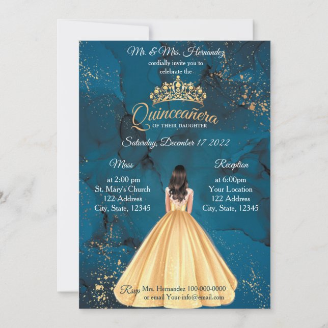 INVITATION QUINCEANERA (Devant)