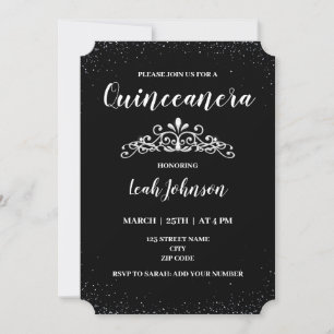 Invitation Quinceanera 15e anniversaire