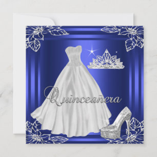 Invitation Quinceanera 15ème Elite Élégante fête d'anniversai