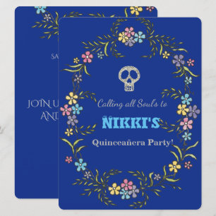 INVITATION QUINCEANERA DAY DE L'INVITATION MORTE