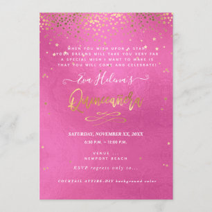 Invitation Quinceañera, Écrit dans les étoiles, do-it-yoursel