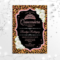 Quinceanera - Leopard Rose Gold