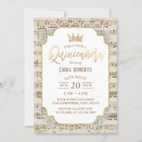 Quinceanera Musique Vintage 15e anniversaire