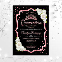 Quinceanera - Noir Blanc Rose Or