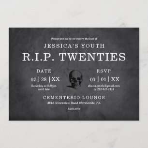 Invitation R.I.P Vingt ans