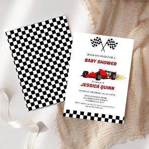 Invitation Race Car garçon Baby shower