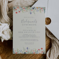 Radiant Fleur sauvage Bridesmaids Luncheon douche