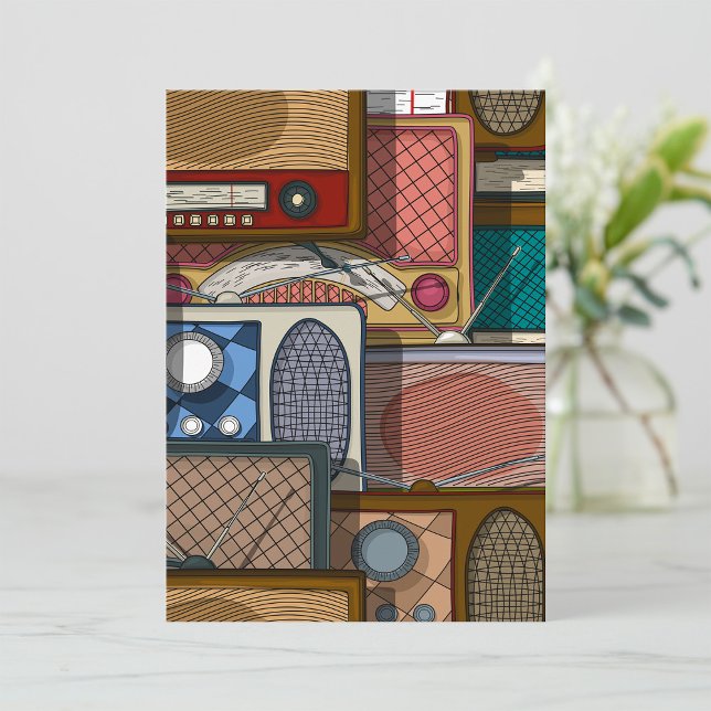 Invitation Radios vintages (Créateur téléchargé)