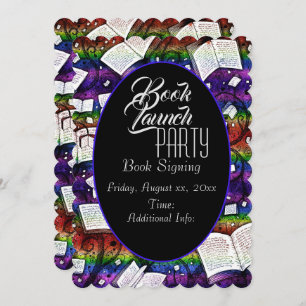Invitation Rainbow Book Launch Party