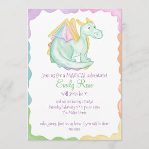 Invitation Rainbow Dragon