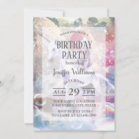 Rainbow galaxy chat équitation licorne dans l'espa