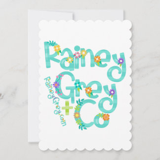Invitation RAINEY GRAY + CO [logo 6]