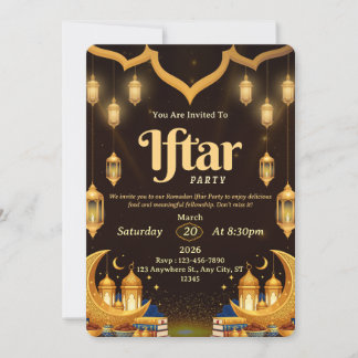 Invitation Ramadan Nights: Join Us for a Special Iftar Gather