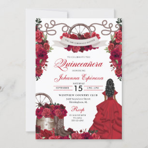 Invitation Ranchero Quinceanera