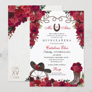 Invitation Ranchero Quinceanera