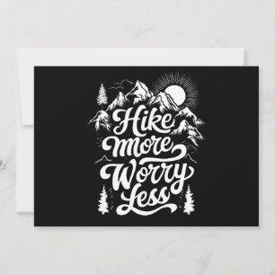 Invitation Randonnée Plus Inquiète Moins Groupe Camping Extér