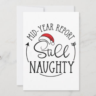 Invitation Rapport de milieu d'année Toujours marrant Santa N