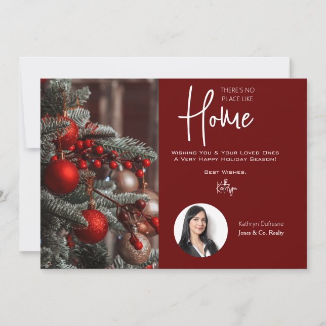 Invitation Real Estate Holiday Greetings (Devant)