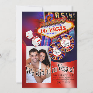 Invitation Réception à Las Vegas (contactez-moi pour personna