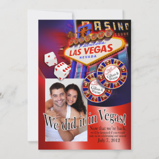 Invitation Réception à Las Vegas (contactez-moi pour personna
