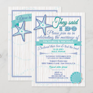 Invitation Réception après mariage