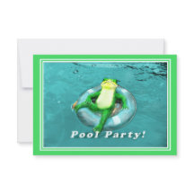 Réception au bord de la piscine drôle de