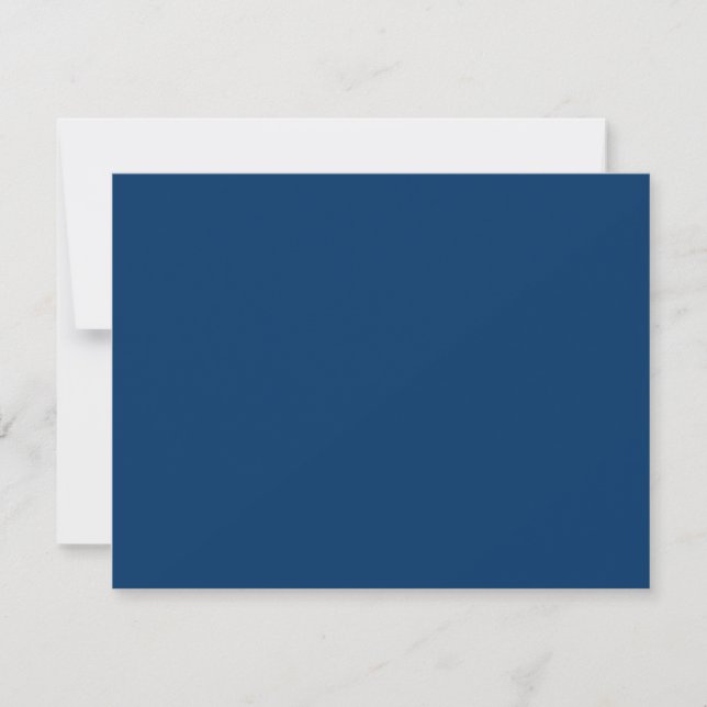 Invitation Réception Bar Mitzvah Navy Blue de Noah Jack (Devant)