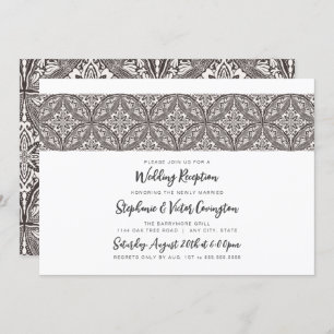 Invitation Réception de mariage Boho Medallion