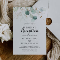 Réception de mariage florale rustique eucalyptus o