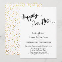 Réception de mariage Happily Ever After Confettis 